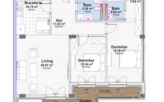 Apartamente 3 camere | Standarde NZEB | Comision 0 - Poză 3