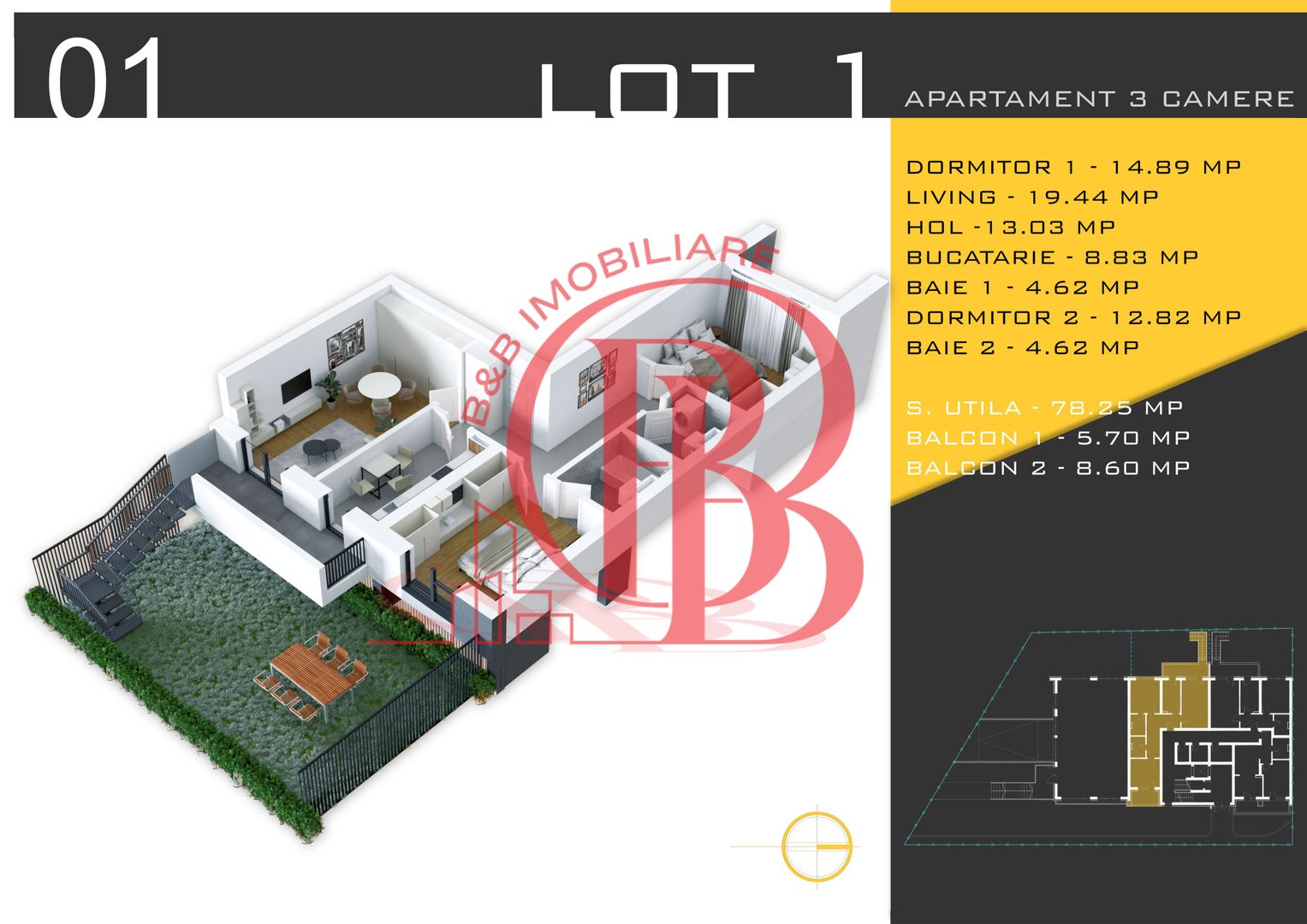 3 camere cu gradina Titan Pallady  Metrou Nicolae Teclu - Schiță 6