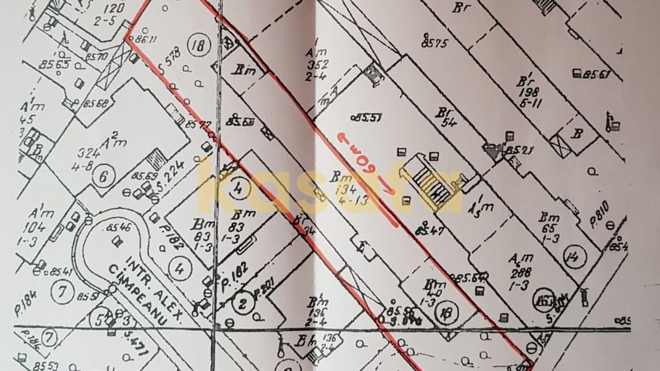 Teren de vanzare 582 Mp. - Zona Ion Mihalache/Piata 1 Mai - Schiță 3