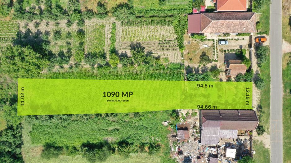 Intravilan | 1090mp-Toate Utilitatile | Aproape de Primarie-Comision 0 - Poză 2