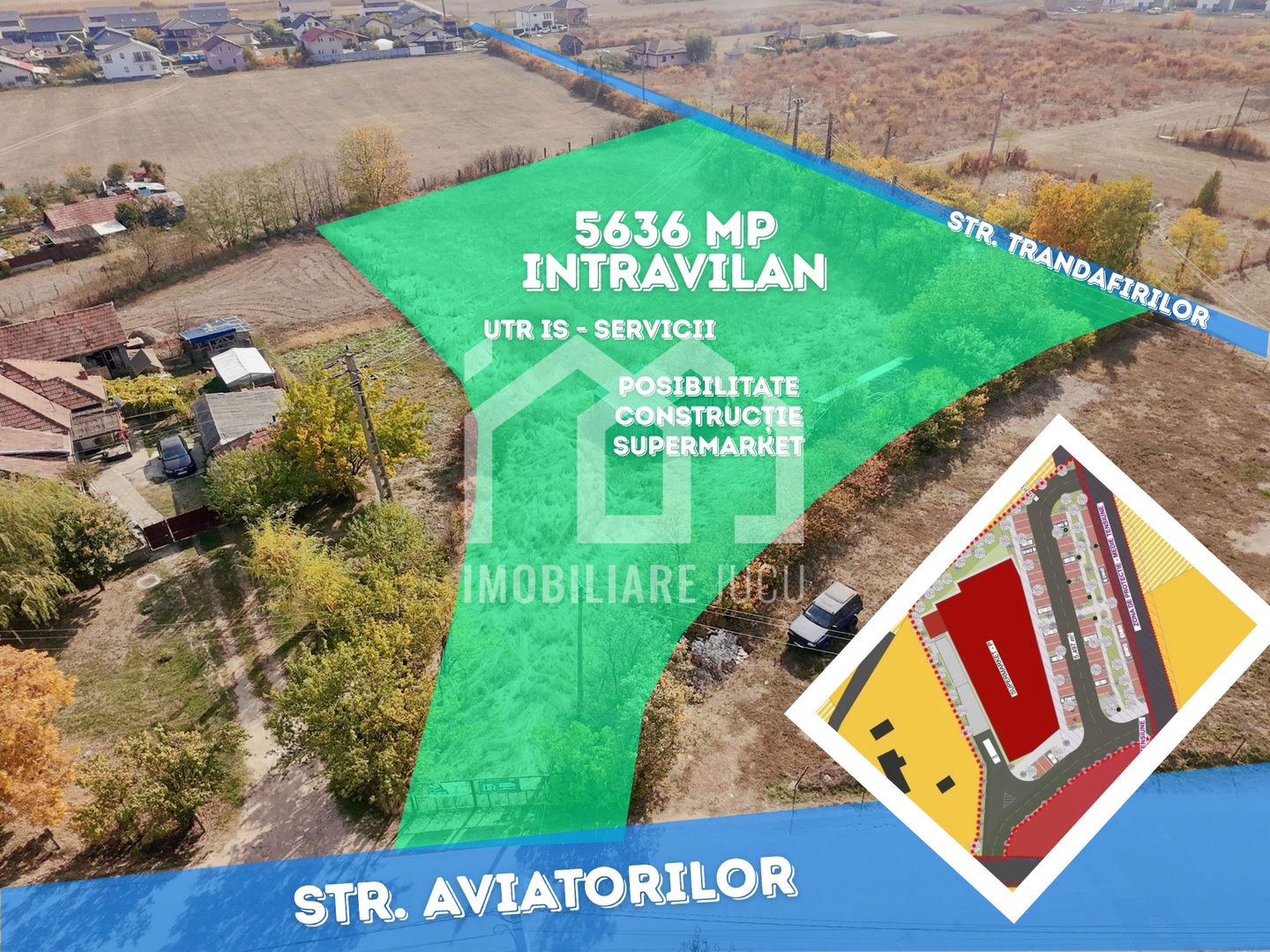 Teren intravilan 5.636 mp UTR Is – Jucu de Mijloc - Comercial/Servicii - Poză 3