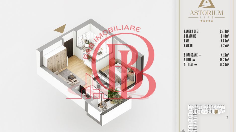 Oferta 2 cam tip studio proiect premium titan pallady direct dezvoltator - Schiță 2