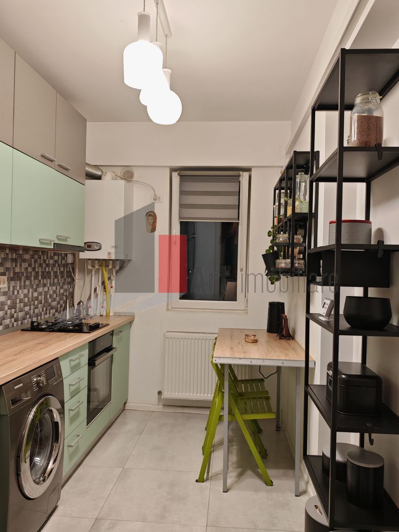 Apartament cu doua camere de vanzare -Pacii-cu centrala-mobilat si utilat - Poză 13