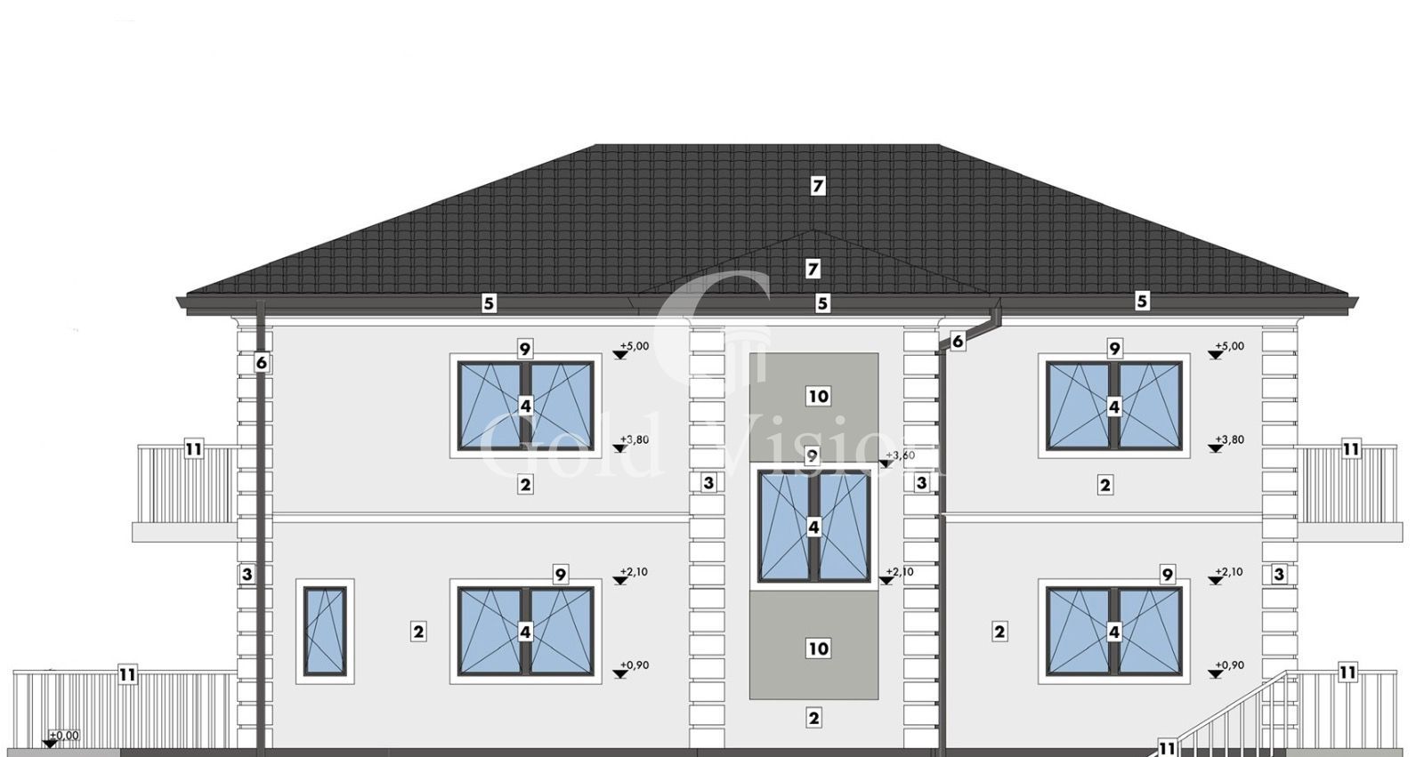 Casa noua cu 5 camere si teren de 740 mp in Livezeni - Poză 1
