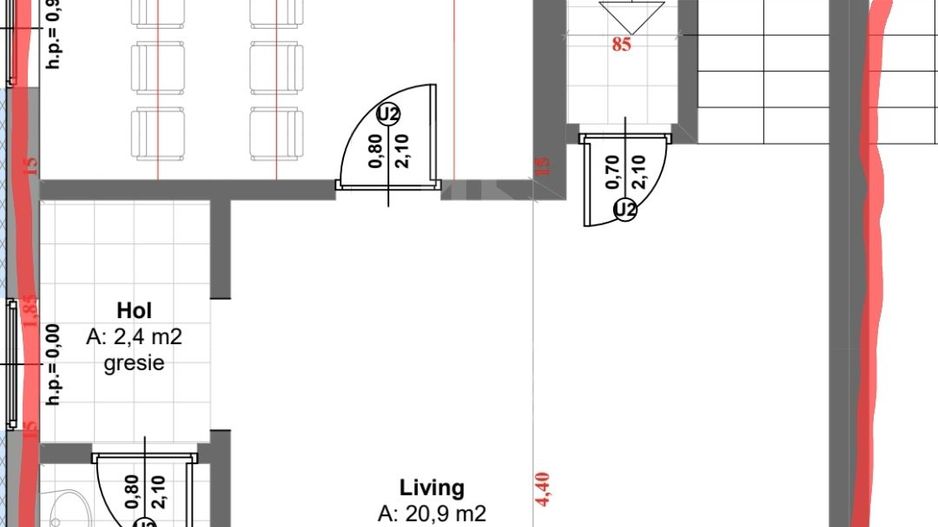 Casa tip quadruplex 5 camere ,la cheie - Poză 9