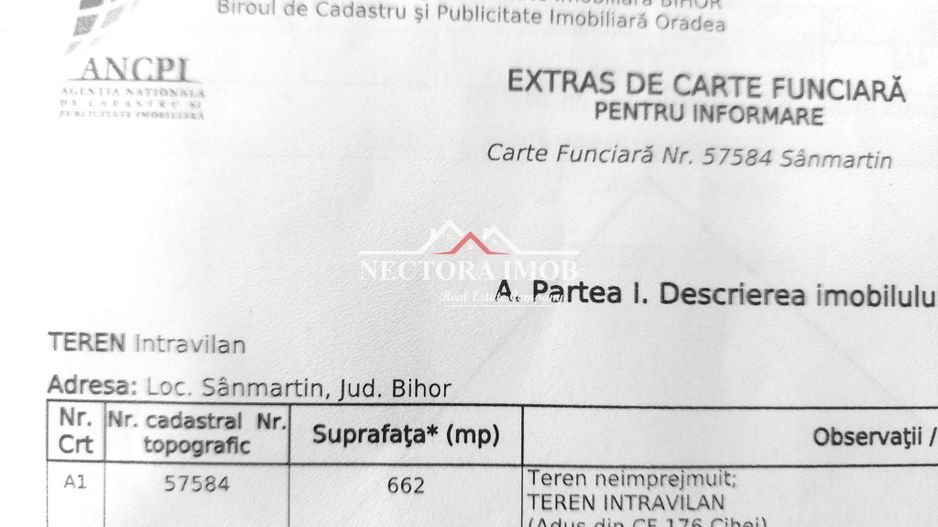 NECTORA IMOB-Teren Intravilan 667 mp, Beverly Hills-Padure Baile Felix - Poză 12