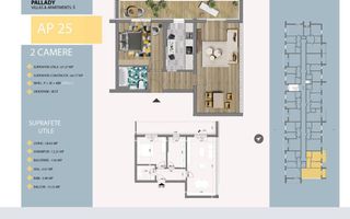 AP. 2 CAMERE SALAJAN- CENTRALA PROPRIE, BUCATARIE INCHISA, COMISION 0% - Poză 11