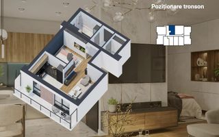 Apartament 1 camera, tip studio bloc nou, fara comision, Dealul Galata - Poză 3