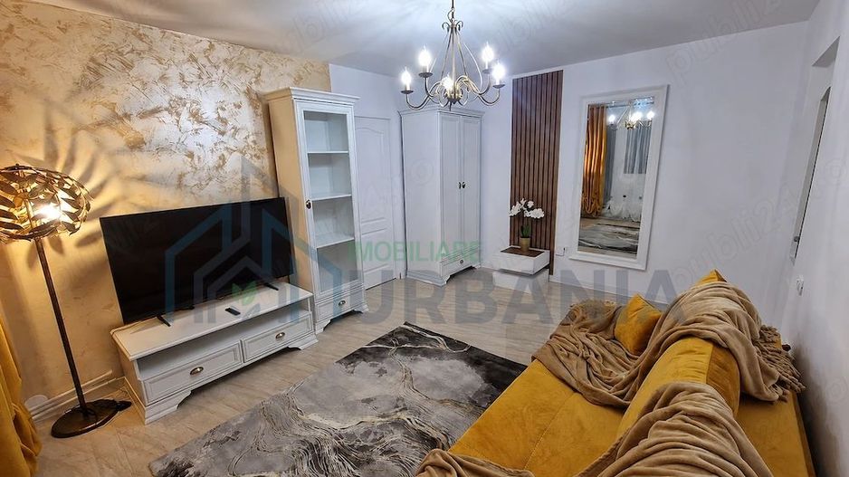 Apartament 2 camere de închiriat, Tătărași, zona Flora, Iași – etaj 2/4, renovat modern, mobilat și utilat - Poză 1