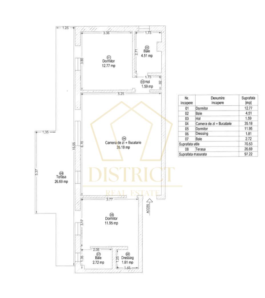 Penthouse cu 3 camere si terasa de 27mp | Braytim | Eso - Poză 15
