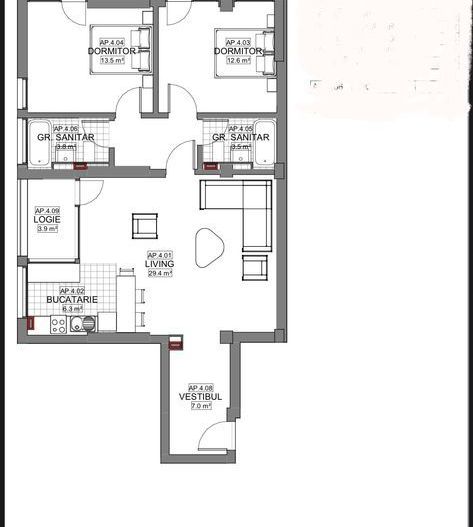 Apartament 3 camere de vanzare - Poză 2