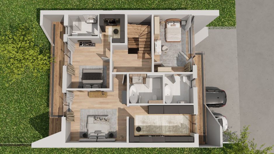 VILA INDIVIDUALA SMART | PISCINA PE ACOPERIS | PIPERA-VOLUNTARI - Poză 17