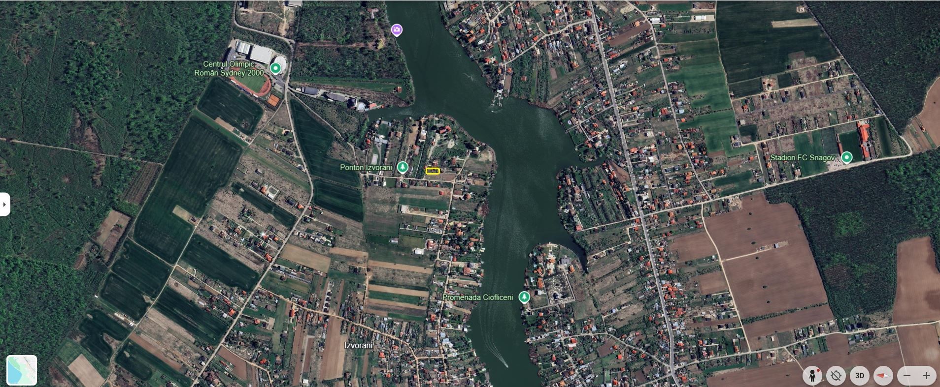 IZVORANI - Mihai Eminescu, 495 mp. teren cu deschidere de 14 m. - Poză 3