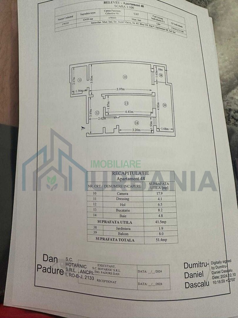 Apartament 1 cameră de vânzare – Complex Evergreen, Bloc C7, Iași - Poză 5