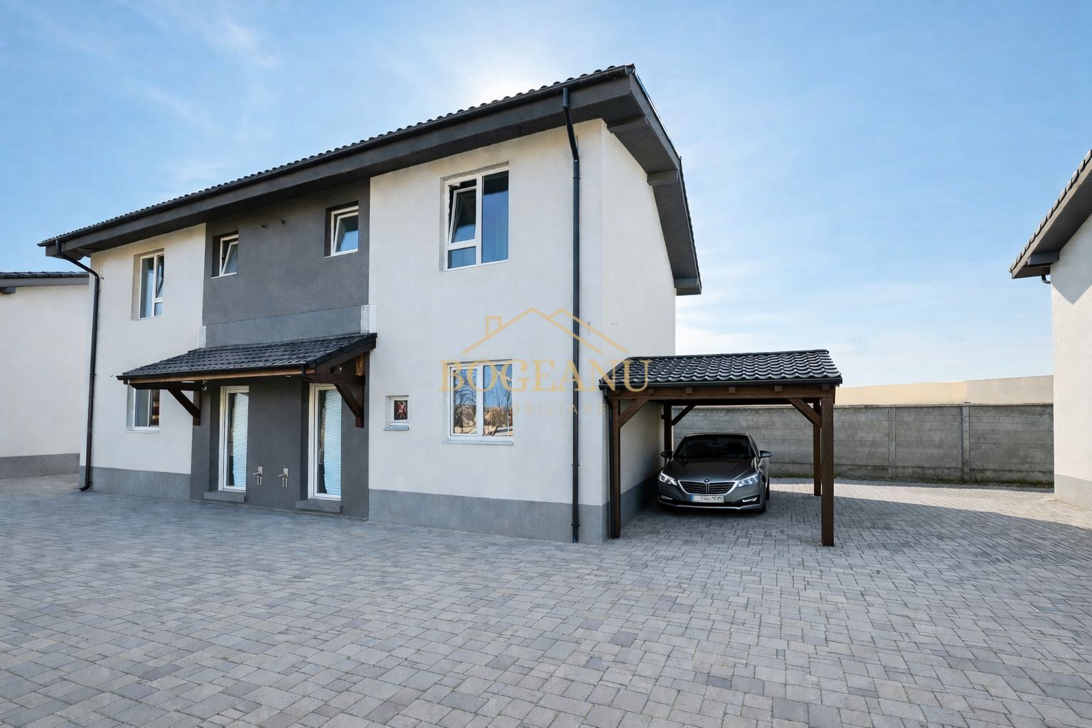 BG151-Duplex 3 camere, P+M, teren 200 mp, carport-Chişoda-160.000 € - Poză 1