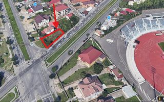 Teren 500 mp , colț stradal, vizibilitate maximă, lângă stadion – Craiova - Poză 2