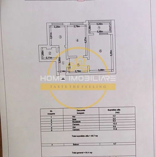 Apartament cu 2 camere/ 50mp/ zona Podu Ros - Poză 6