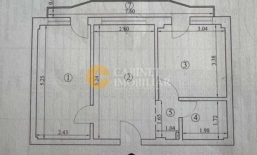 Apartament 3 camere,etaj intermediar,bloc nou,mobilat/utilat zona Galata - Poză 7