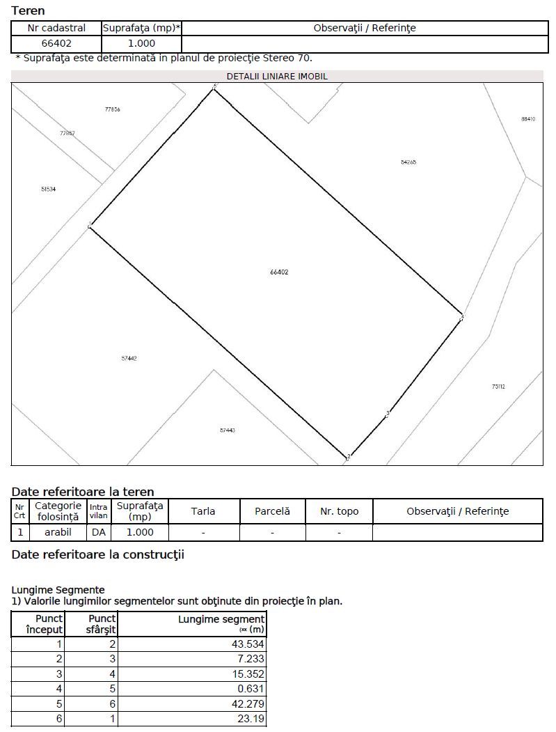 teren intravilan - 10 ari - zona Unirea - Poză 3