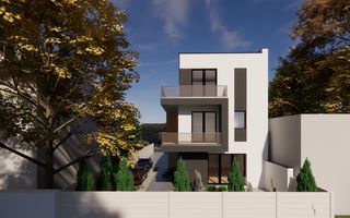 Vând vila în duplex 4 camere, 3 dormitoare, 4 bai, 2 locuri parcare - Poză 6