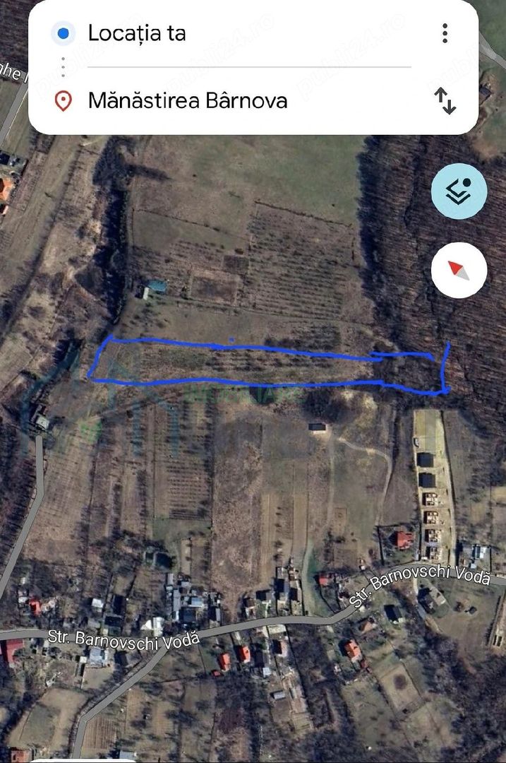 Teren intravilan Barnova, în apropiere de Mănăstirea Barnova - Poză 1