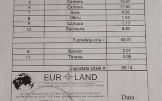 Apartament 3 Camere in Vila I 62mp I Tineretului - Schiță 13