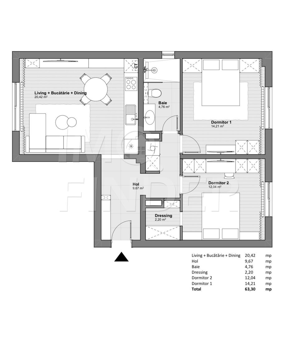 Apartament 3 camere, complet renovat 2025 | Investiție peste 50.000€ | - Poză 25