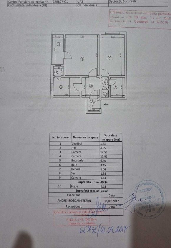 Vanzare 2 camere in Titan- Odobesti, vedere IOR - Poză 8