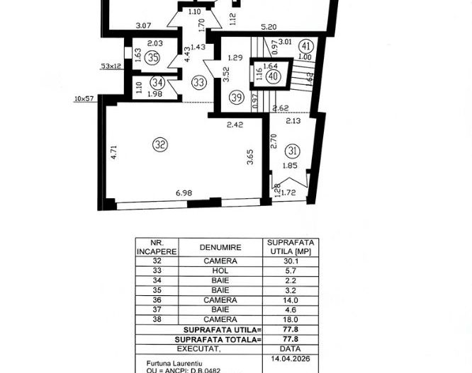 OPORTUNITATE | IMOBIL D+P+4 | 5 APARTAMENTE | LOCURI DE PARCARE - Schiță 6
