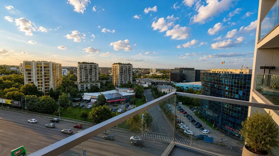 Apartament 3 camere cu terasă și vedere urbană | One Herăstrău Towers - Poză 2