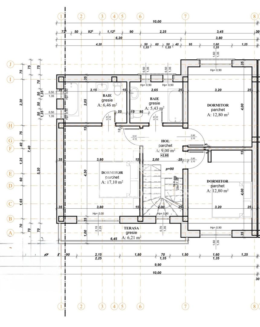 Casa de vanzare 120 mp, 4 camere,3 bai, teren 350 mp, DEZMIR - Poză 5