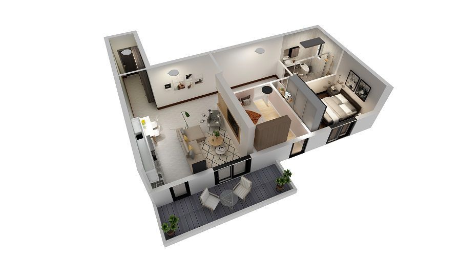 Dezvoltator, apartamet 2,5 camere+terasa, comision 0%! - Poză 5