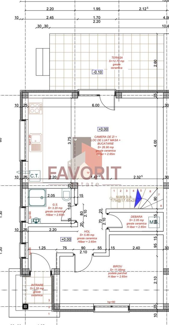 Comision 0%. Toate utilitatile. Strada asfaltata. Disponibil imediat. - Schiță 24