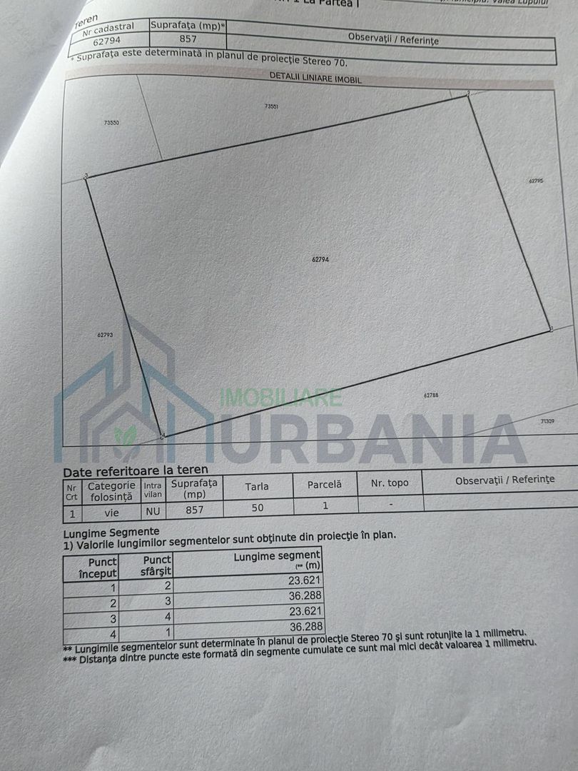 Teren intravilan de vanzare in Valea Lupului, Strada Rubinului - Poză 3