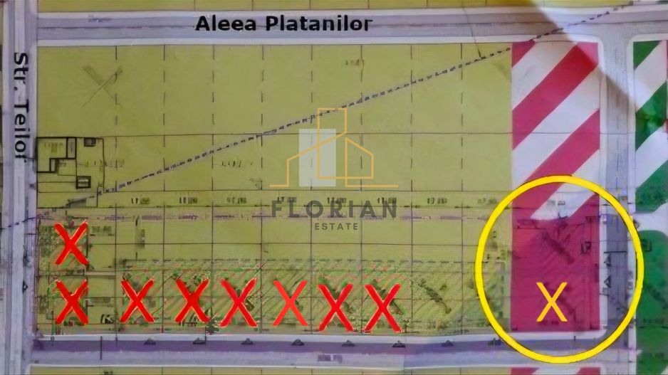 Teren Intravilan Servicii- Giarmata-Vii -str. Teilor- - Poză 1