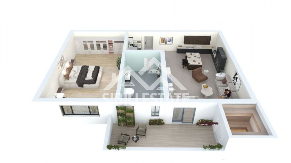 Apartament 2 camere 39,6 mp , Zona Lacul lui Binder - Poză 7