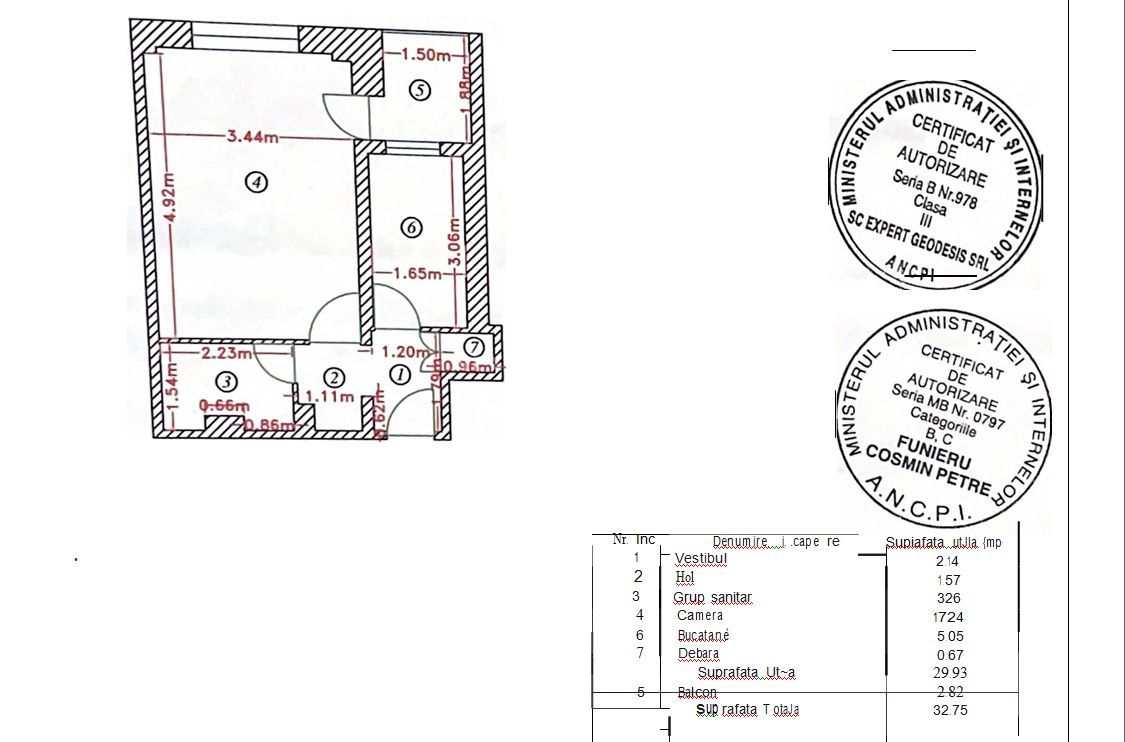 Garsoniera Sebastian - Rahova - Schiță 12