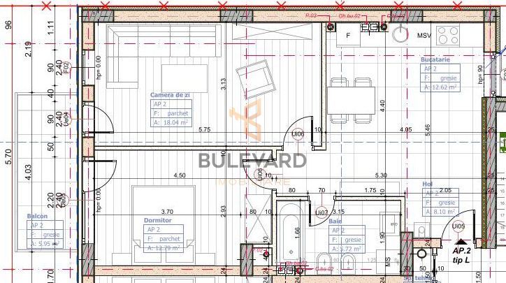 Apartament cu 2 camere,  finisaje incluse, zona Piata 1 Mai! - Poză 3