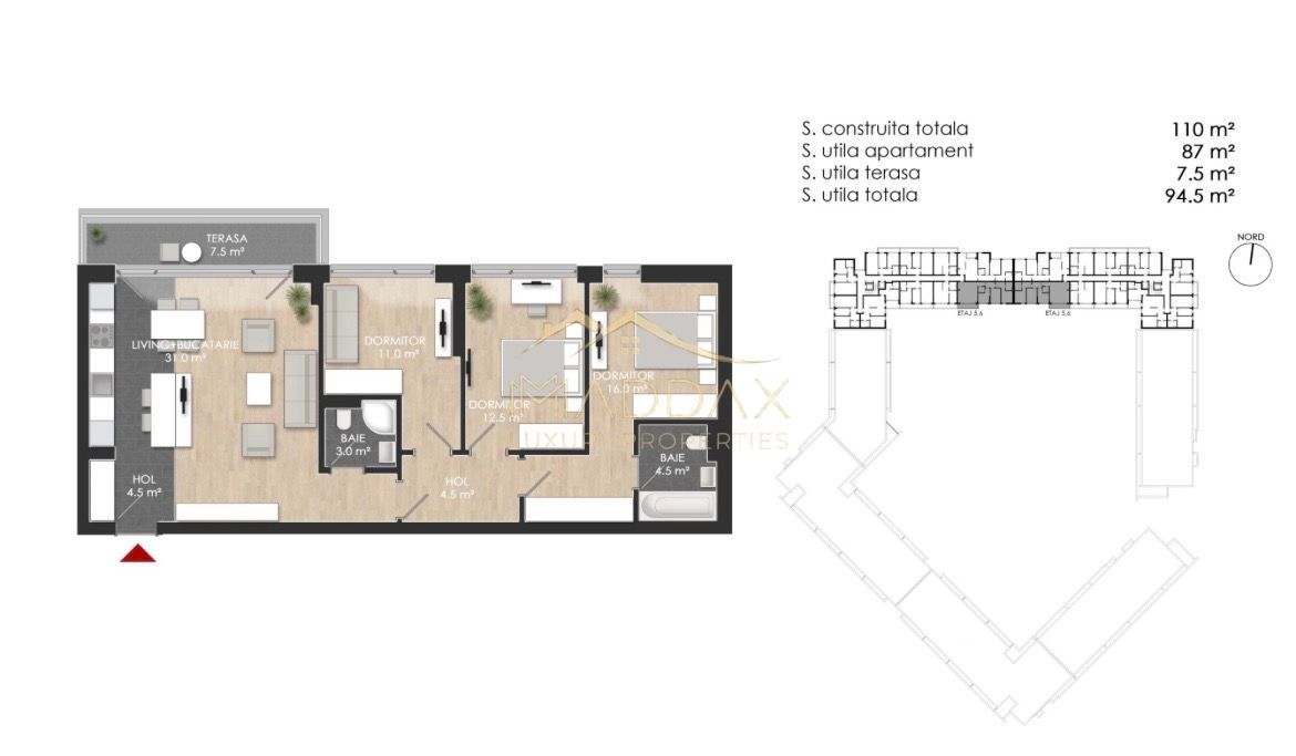 Apartament 4 camere***Bloc NOU premium**Piscina//Sector 1_Chitila - Poză 22