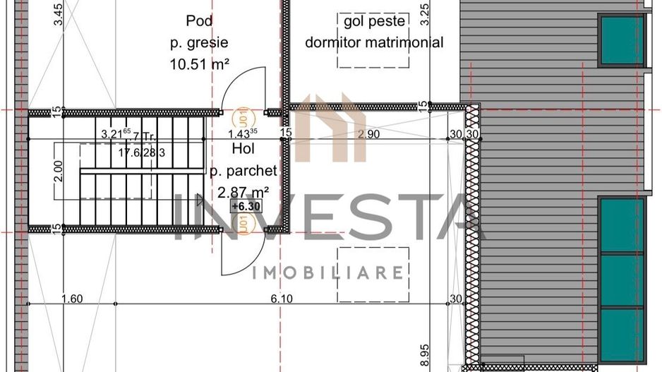Casa Smart Premium, 5 camere, 278 mp, cartier privat, Floresti - Schiță 16
