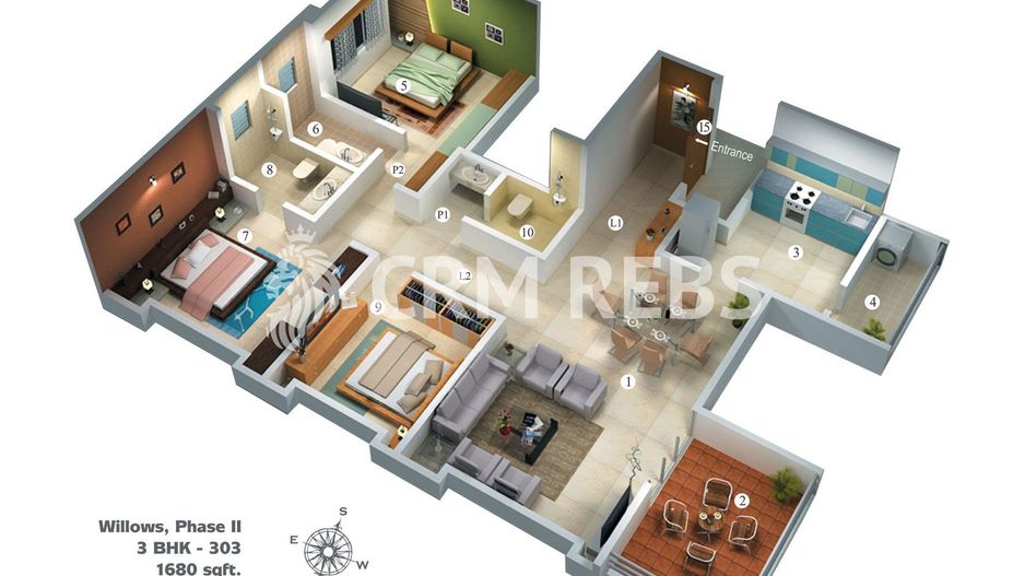 Apartament cu 4 camere  - Poză 12