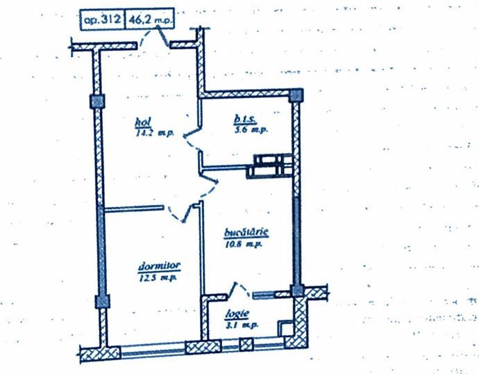 Vânzare, apartament, 1 cameră, str. Nicolae Dimo, Durlești. - Poză 2