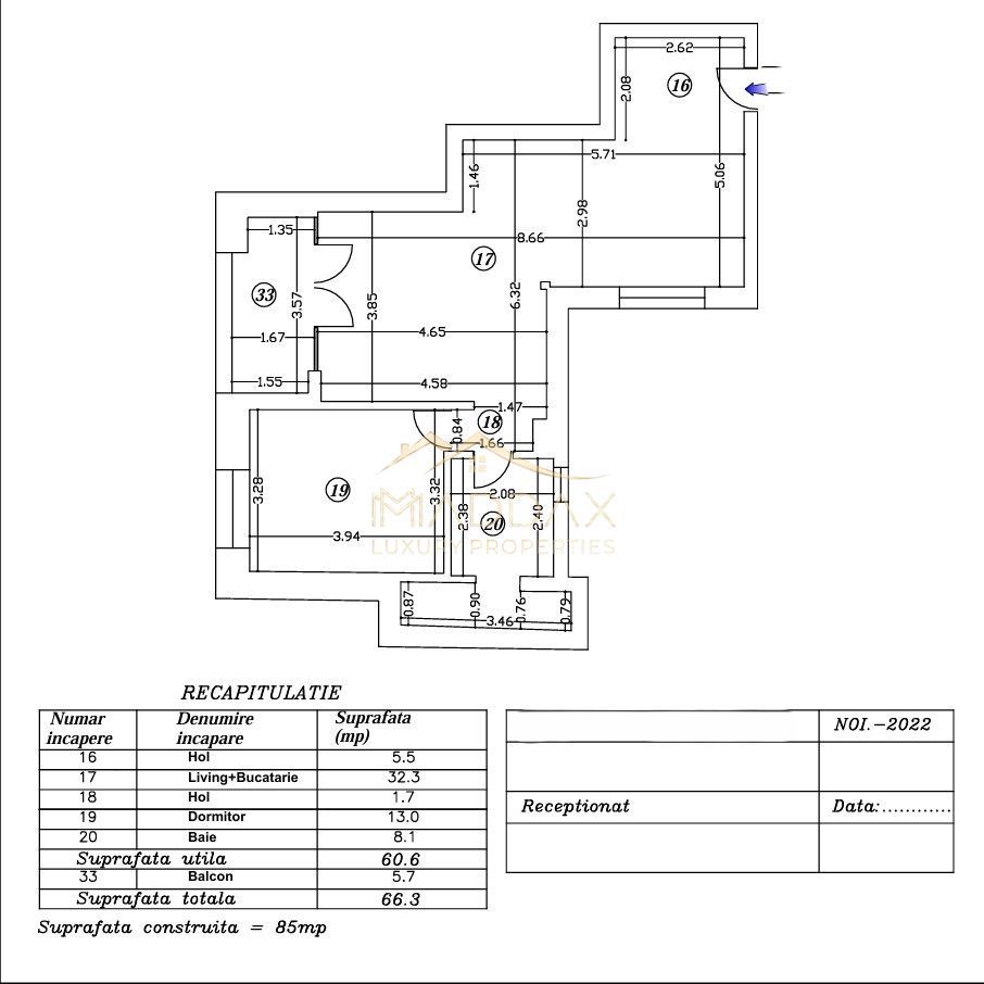 Apartament cu 2 camere de vanzare +  terasa // Floreasca - Poză 17