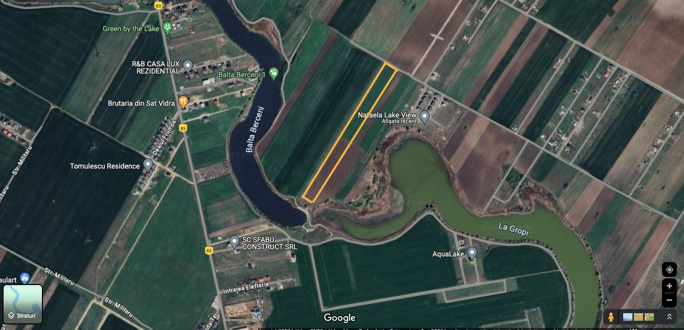 Teren 11906 mp extravilan, rezidential, industrial - in Berceni - Poză 2