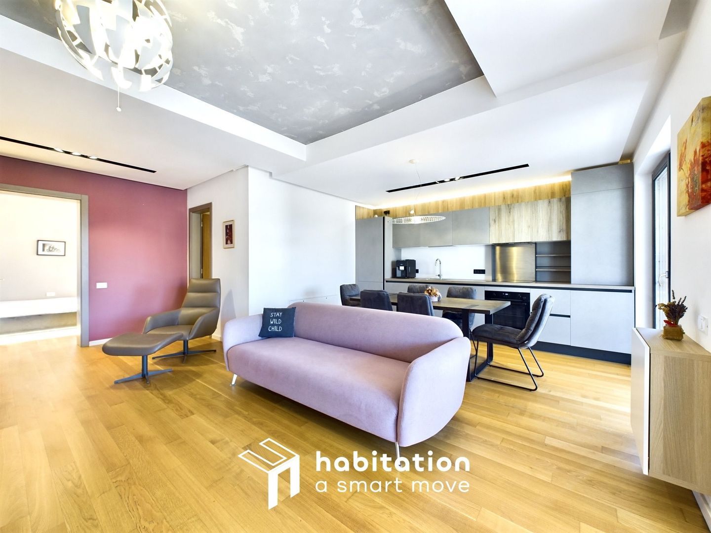 Tur virtual- 3 camere, vibrant, cu zona SPA, lângă Pădurea Verde - Poză 3