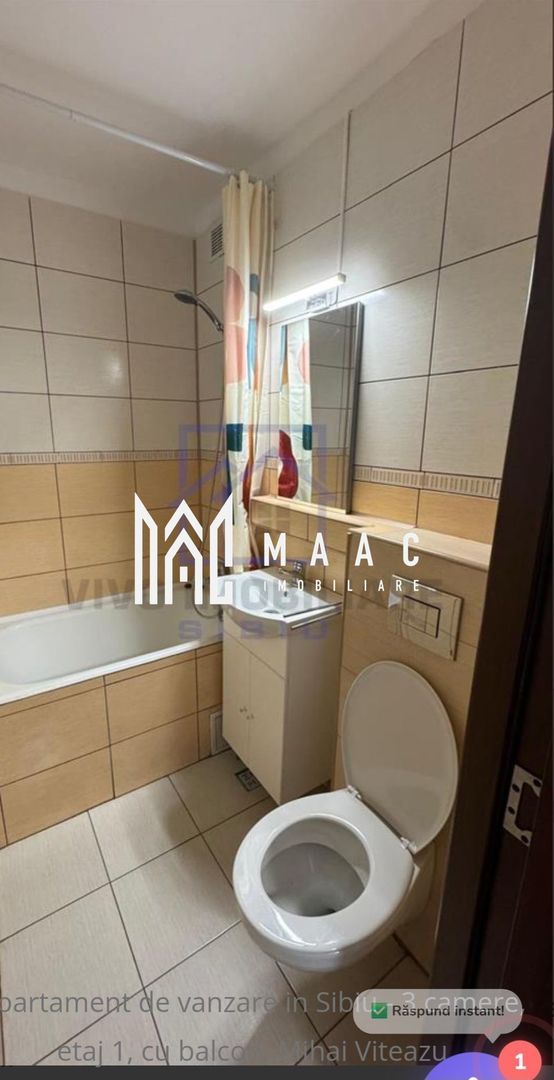 Apartament 3 camere de închiriat | Sibiu, Mihai Viteazul | 51 mp - Poză 8