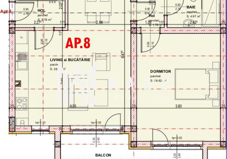 Apartament 2 camere | Semidecomandat | Zona Brana - Poză 1