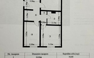 3 decomandate - parter - renovat - 57mp - centrala - Scriitorilor - Poză 7