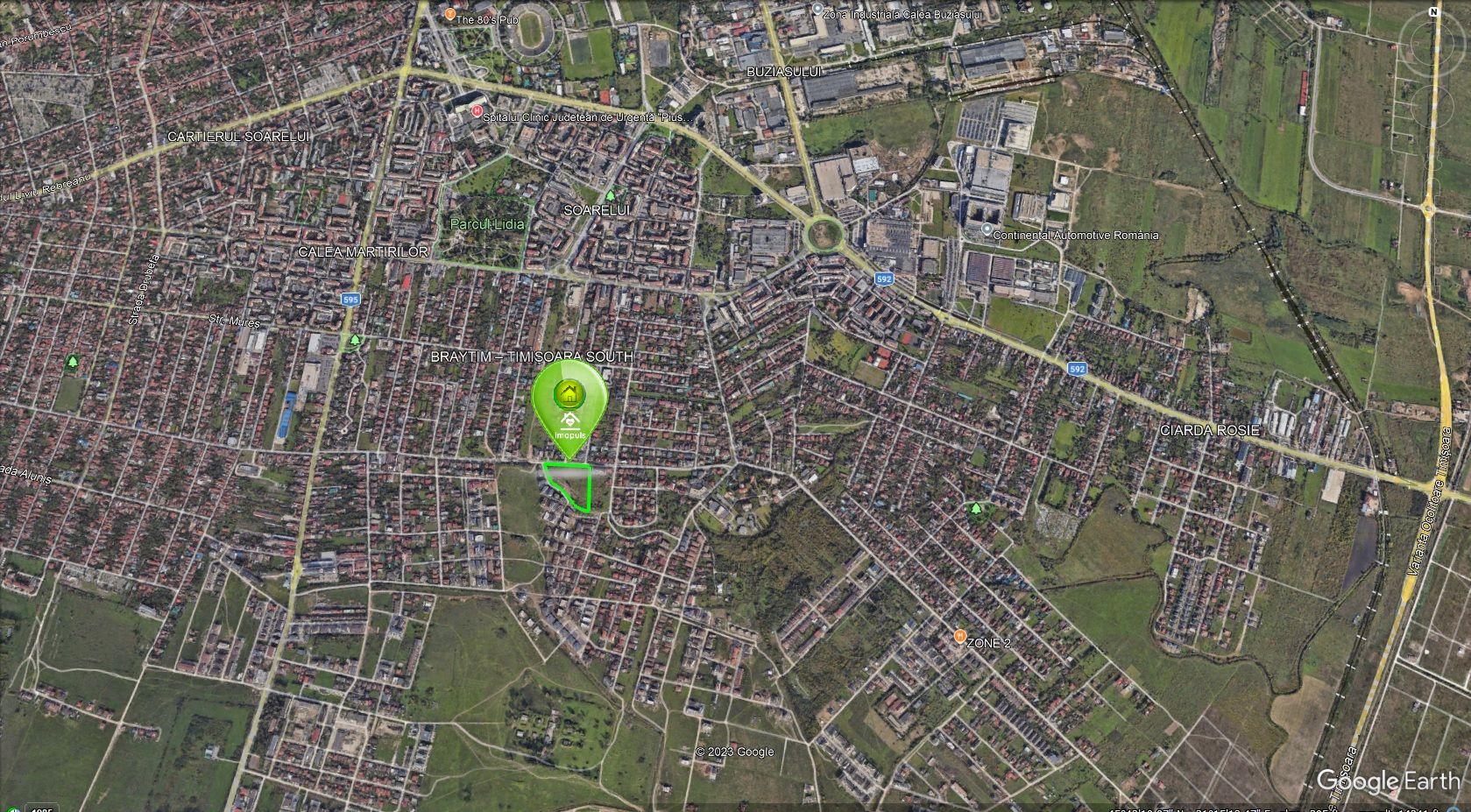 🗺️ Teren intravilan cu suprafața 1.700 mp – în Braytim, Timișoara! ✨ - Poză 1