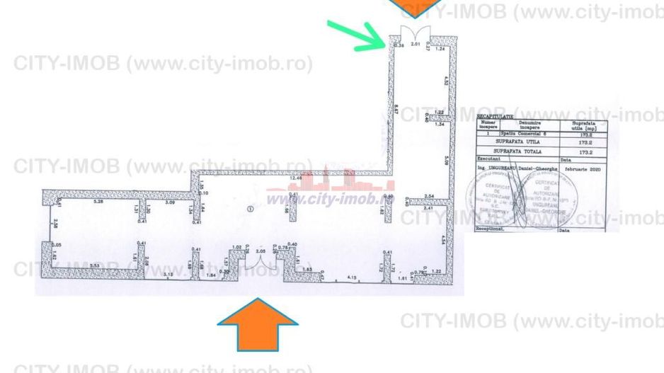 Vanzare Spatiu Comercial Parter Cotroceni  173 mp - Poză 11